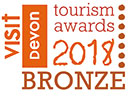 Bronze Tourism Award - The Folletts at Beer - Award Winning Accommodation in Beer, Devon